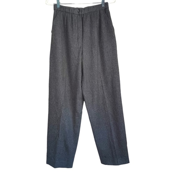 Pendleton Vintage High Rise Fully Lined Gray Wool Pant Made in USA Size 29 - Picture 2 of 10